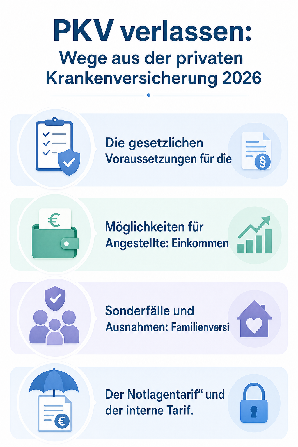 Infografik: PKV verlassen: Wege aus der privaten Krankenversicherung 2026