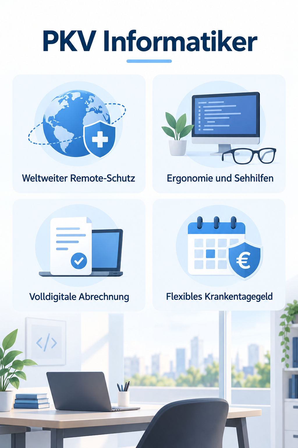 Infografik: PKV Informatiker: Maßgeschneiderter Schutz für IT-Profis