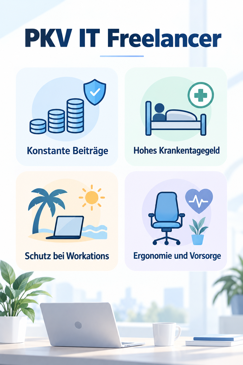 Infografik: PKV IT Freelancer: Passender Schutz für Tech-Profis