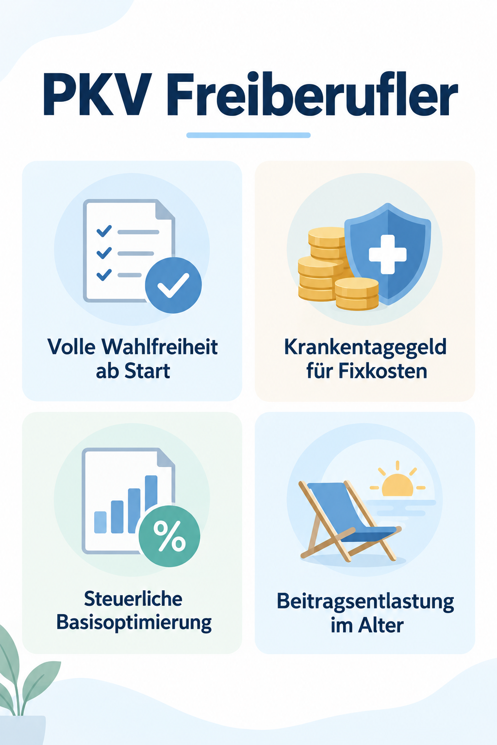 Infografik: PKV Freiberufler: Leitfaden für Kanzleiinhaber