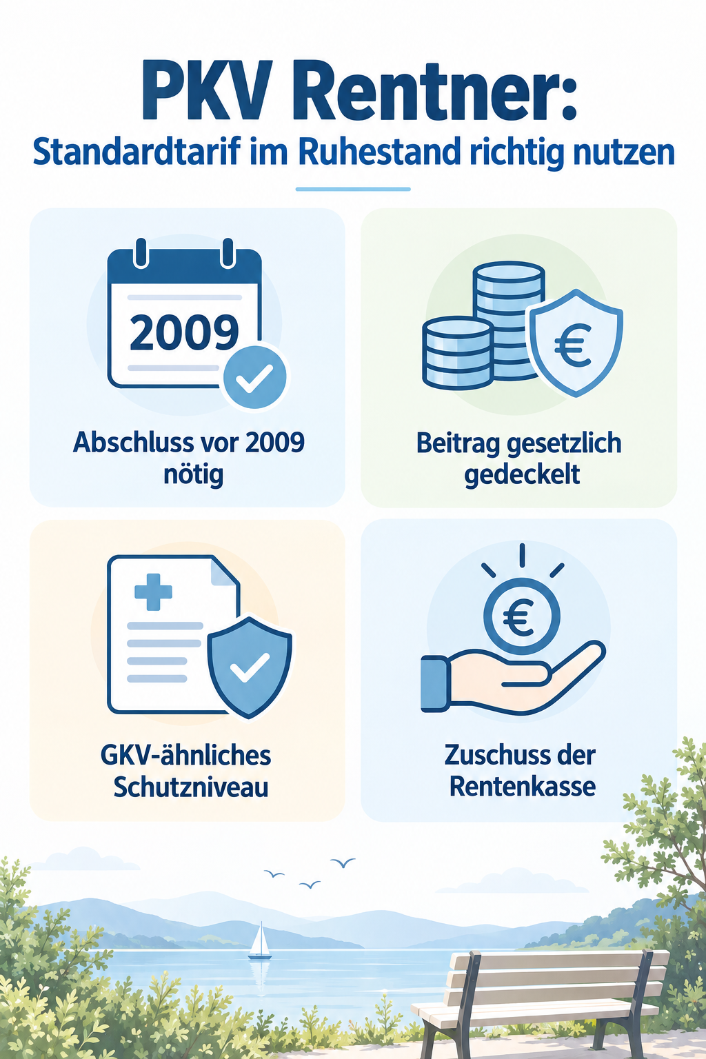 Infografik: PKV Rentner: Standardtarif im Ruhestand richtig nutzen