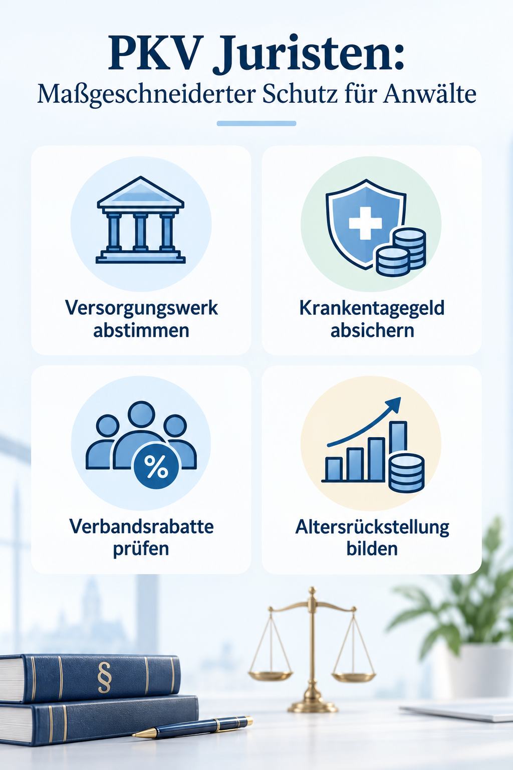 Infografik: PKV Juristen: Maßgeschneiderter Schutz für Anwälte